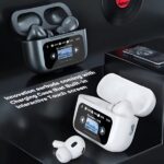 White A9 Pro ANC AirPods with Screen | Bluetooth 5.4 - Image 4